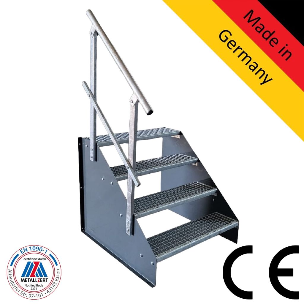 4 Stufen Standtreppe Modell 1 Treppe Stahltreppe Produktbild 1