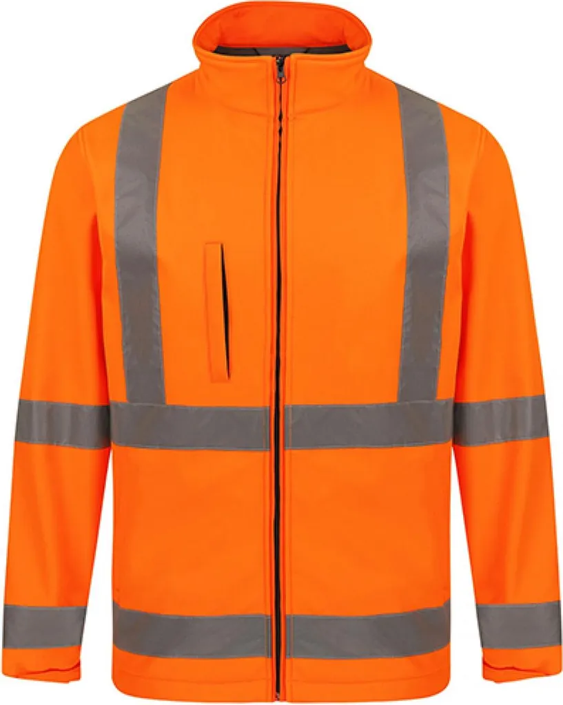 Giacca Softshell Korntex KXSSHJ Arancio Alta Visibilità Taglia L