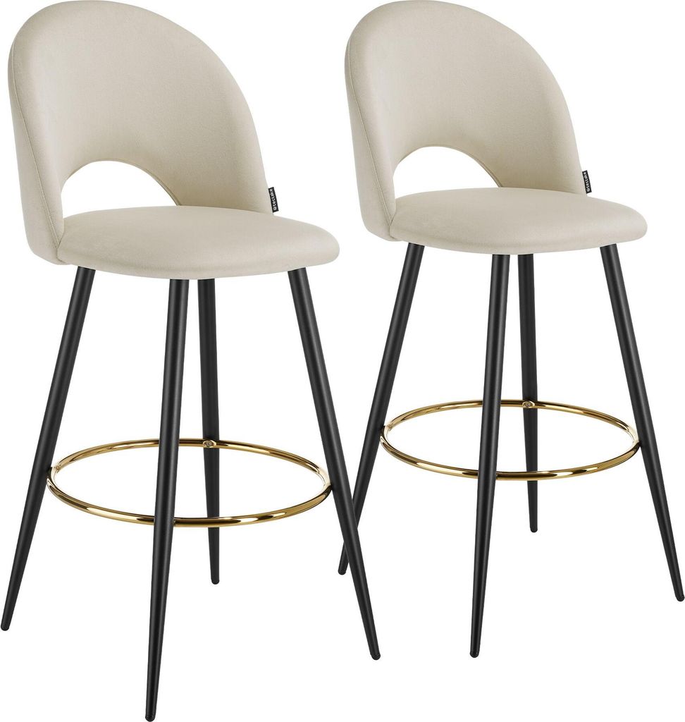 tectake® Barstuhl Sachel 49 x 58 x 110 cm, Belastbarkeit Produktbild 