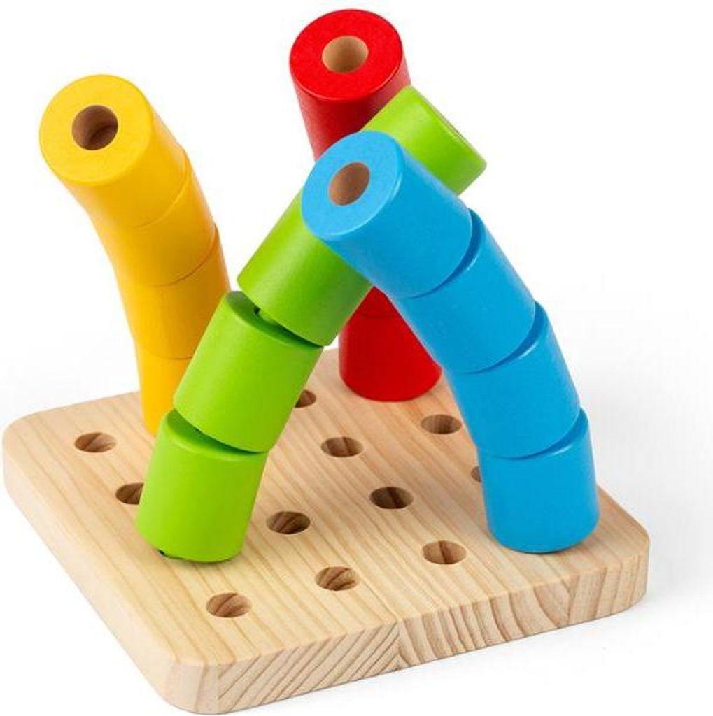 Bigjigs Toys Wackelige Stecktafel