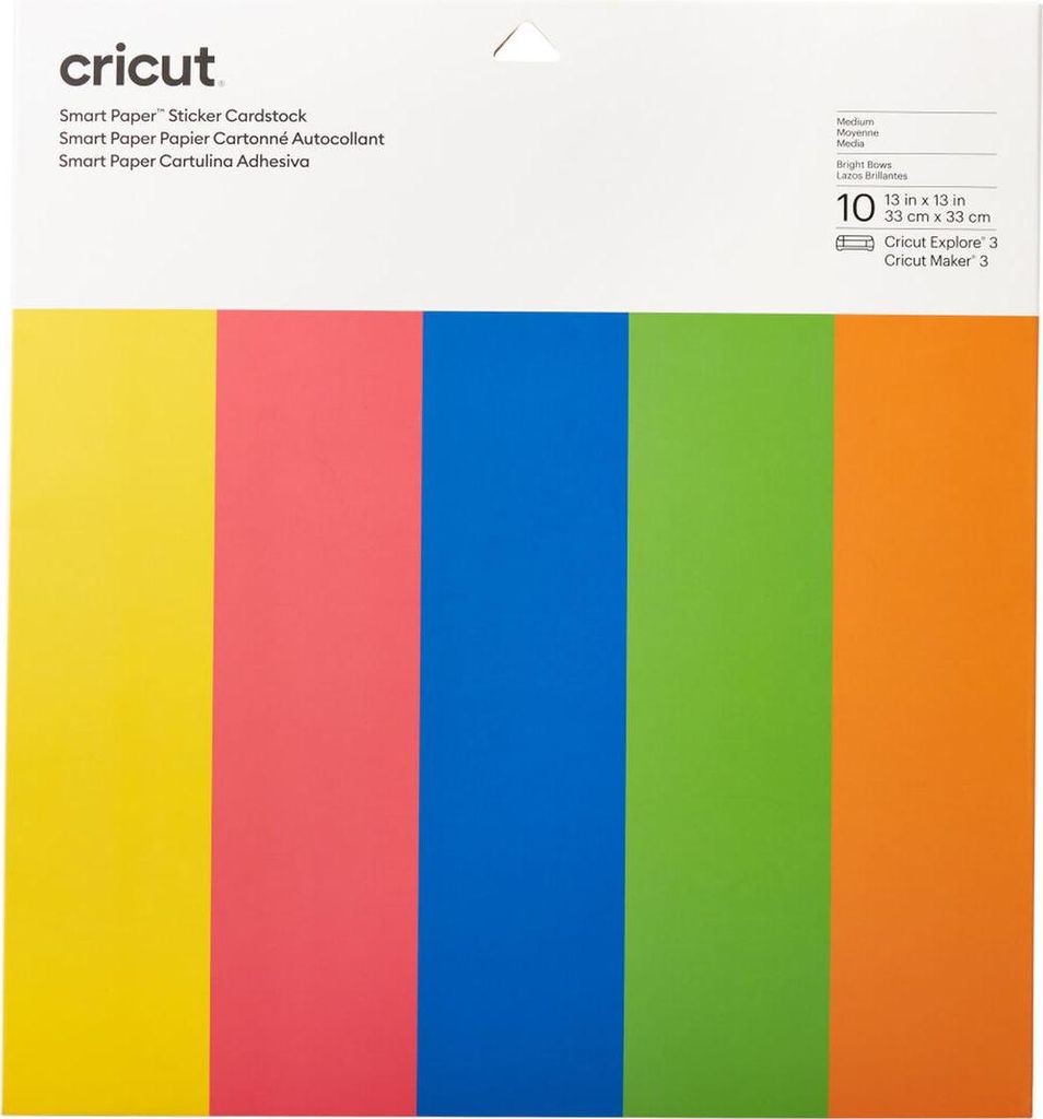 Cricut Smart Paper, Kunstdruckpapierblock, 210 g/m², 10 Blätter