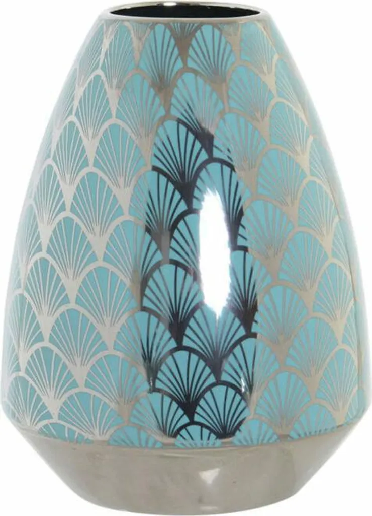 Vase en Porcelaine Turquoise Style Oriental pour Décoration d'Intérieur