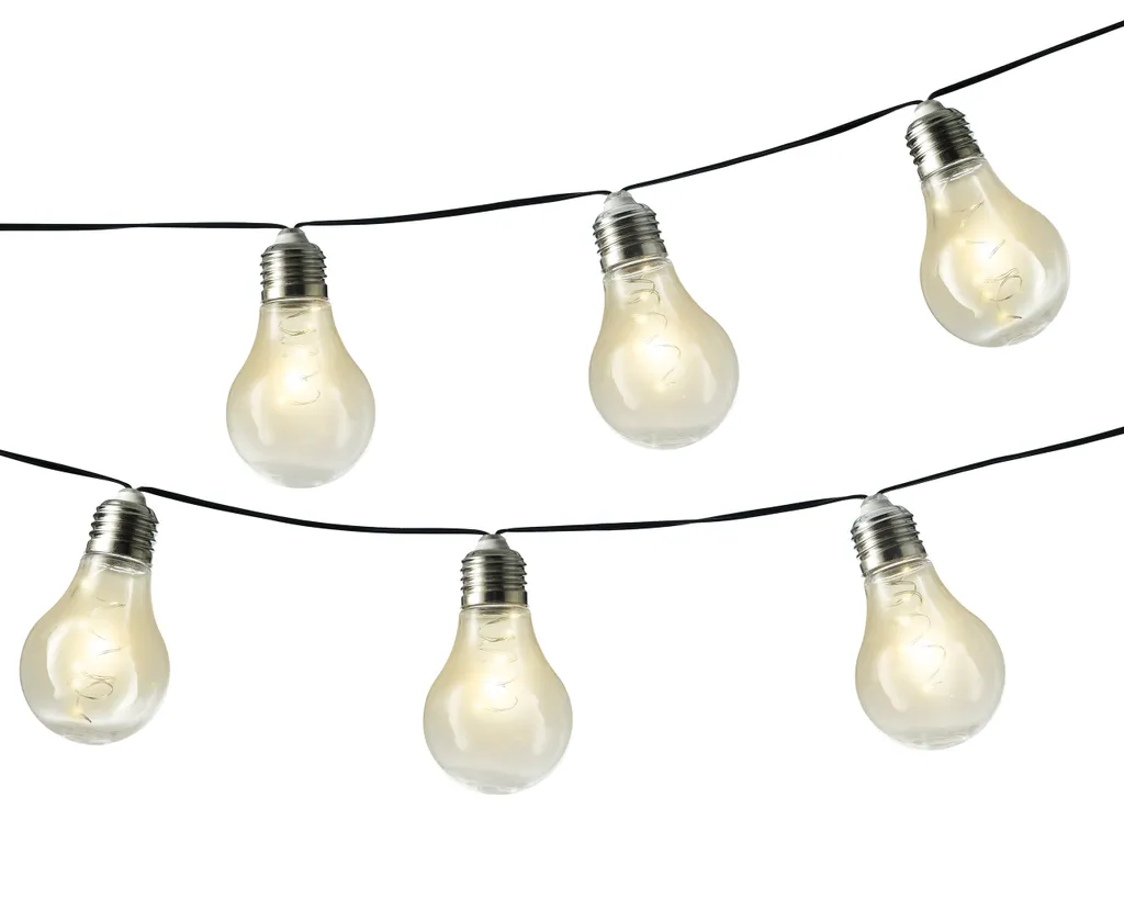 LED Solare Fata 4,5m Bianco Caldo - Luci Twinkle per Esterno Plastica
