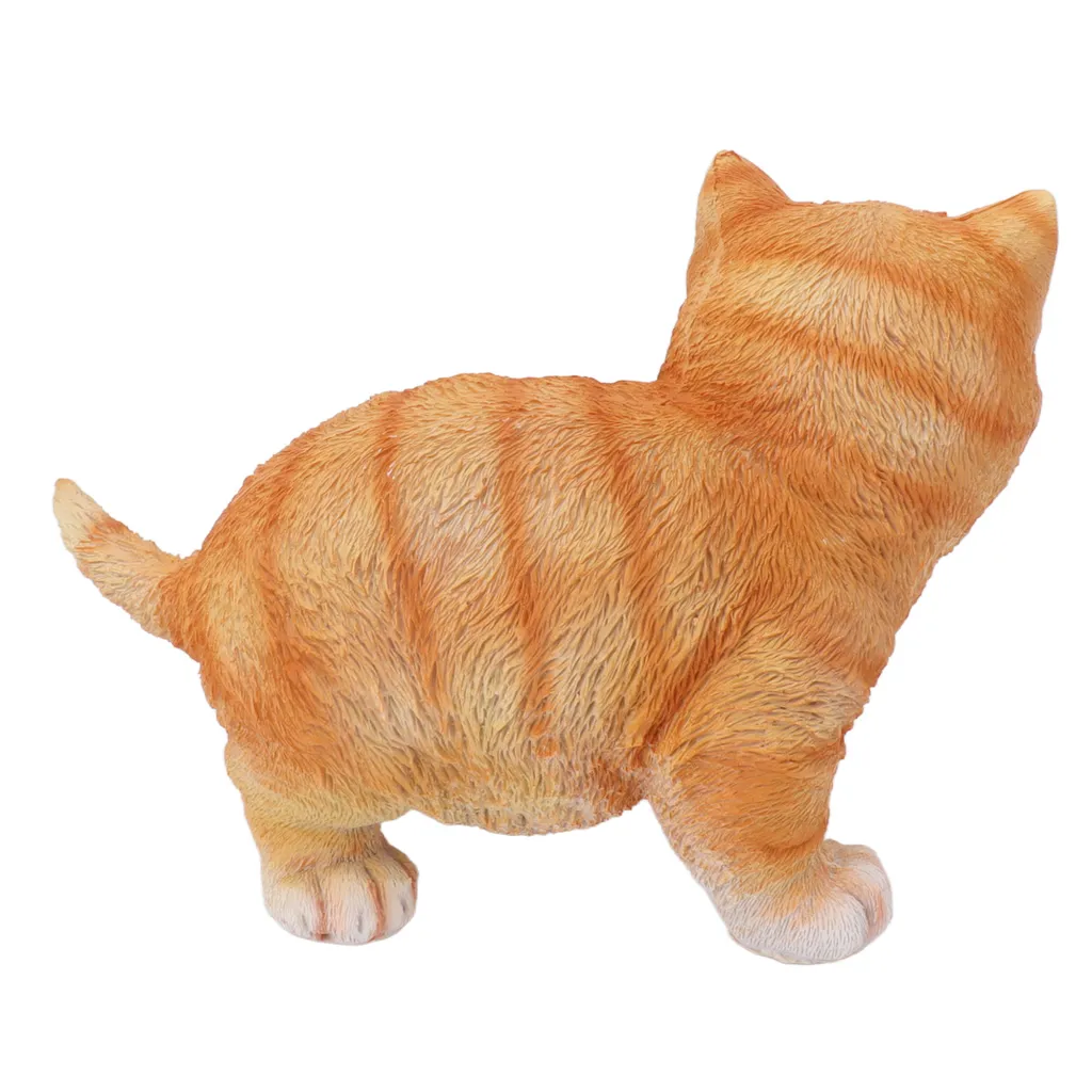 Statue de Chat Effet Pierre - Décoration Jardin Extérieur Résistante - 3