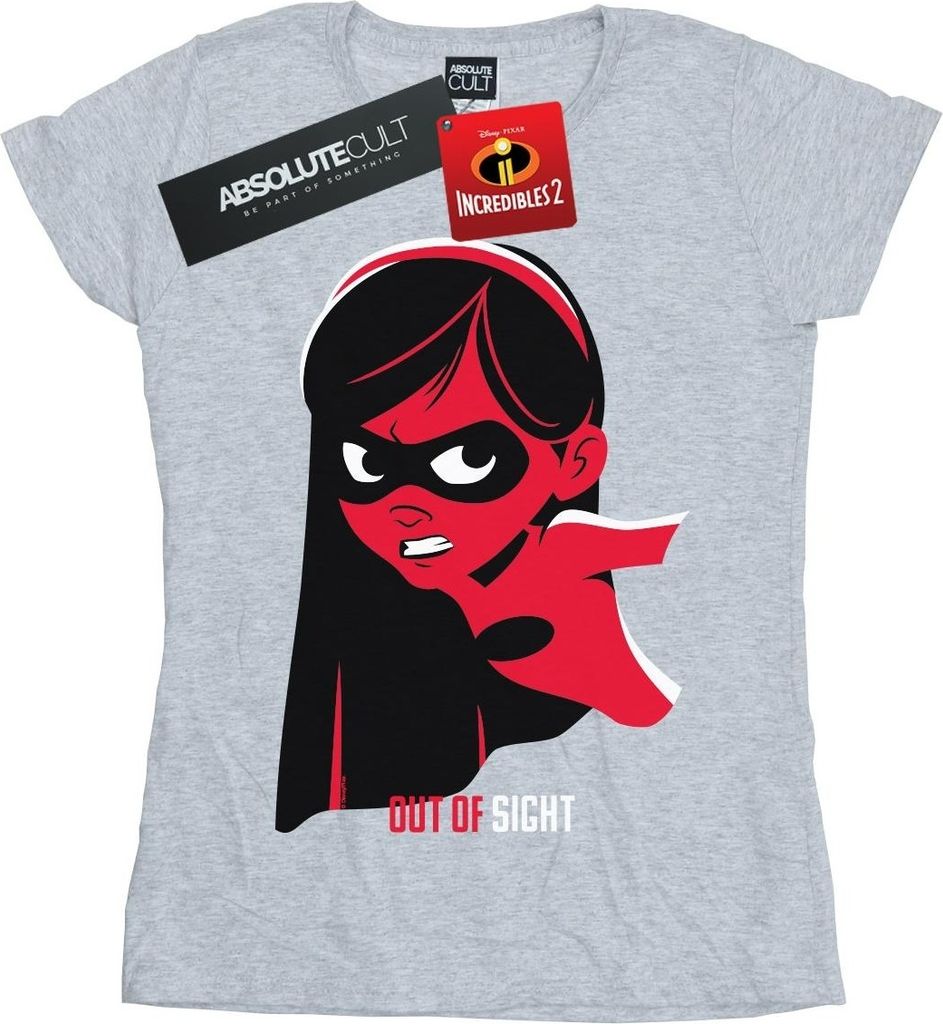 Disney - "Incredibles 2 Incredible Girl" T-Shirt für Damen BI35999 (S) (Grau)