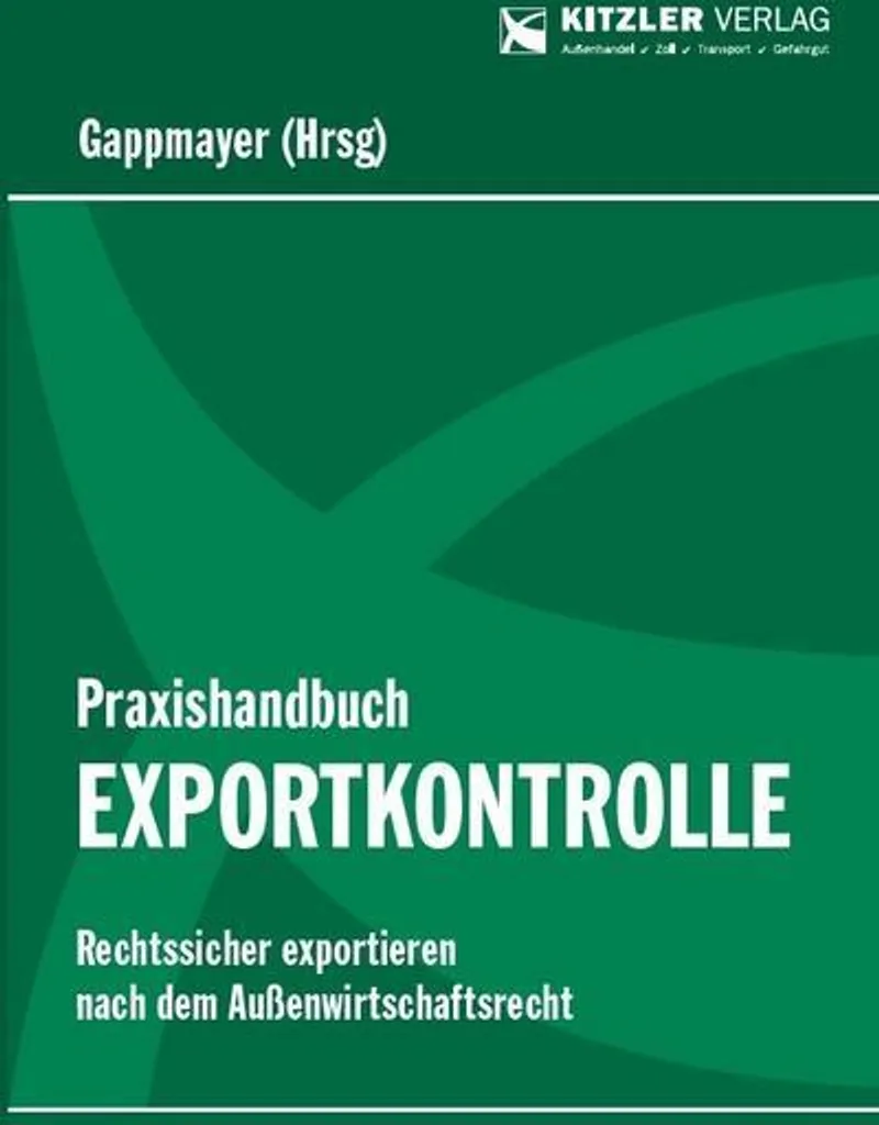 Livre de droit commerce extérieur Praxishandbuch Exportkontrolle