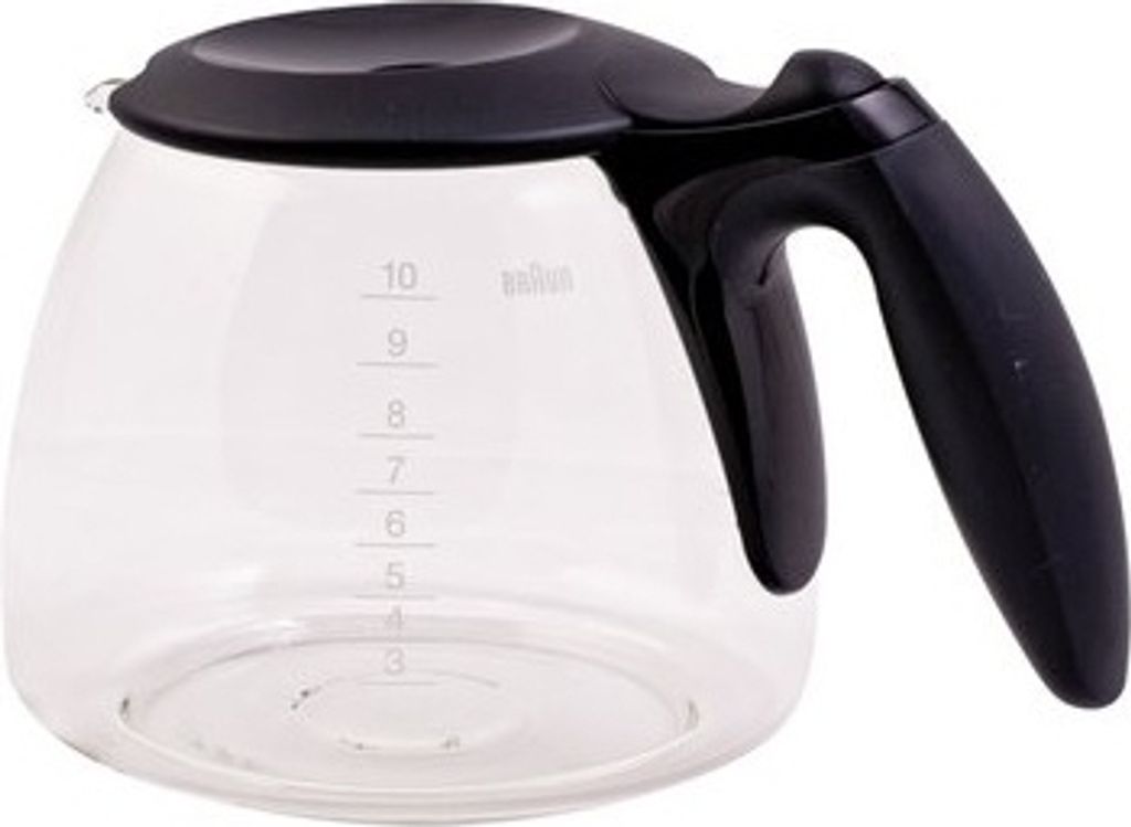 Braun Glaskanne KFK 500 sw passend für KF 500 Serie