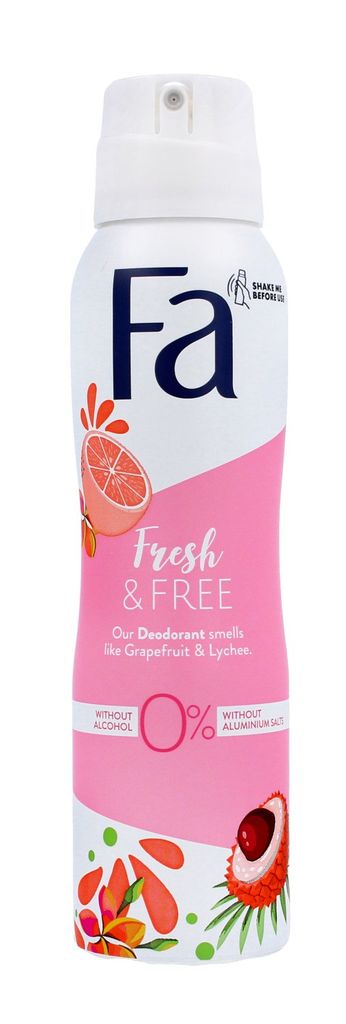 Fa Fresh & Free 48H Deodorant Spray Grapefruit & Litschi 150ml