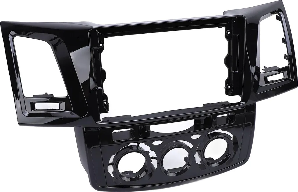 Protection autoradio 9 pouces anti-rayures pour Hilux 2011-2016 noir