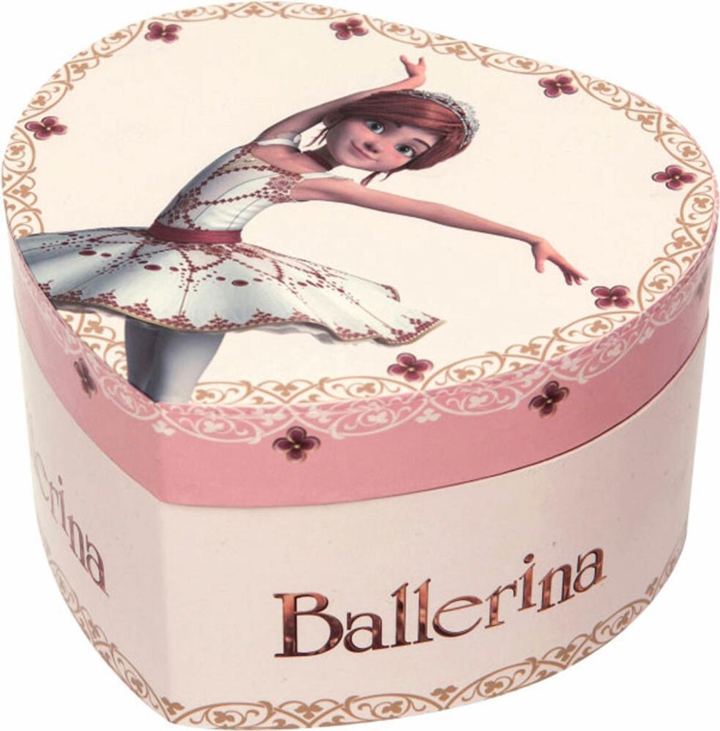 TROUSSELIER - Carillon musicale a cuore, ballerina, Immagine del prodotto 