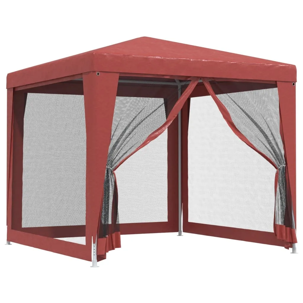 Occasione Gazebo vidaXL Rosso 2.5x2.5 HDPE: Tenda Feste Economica