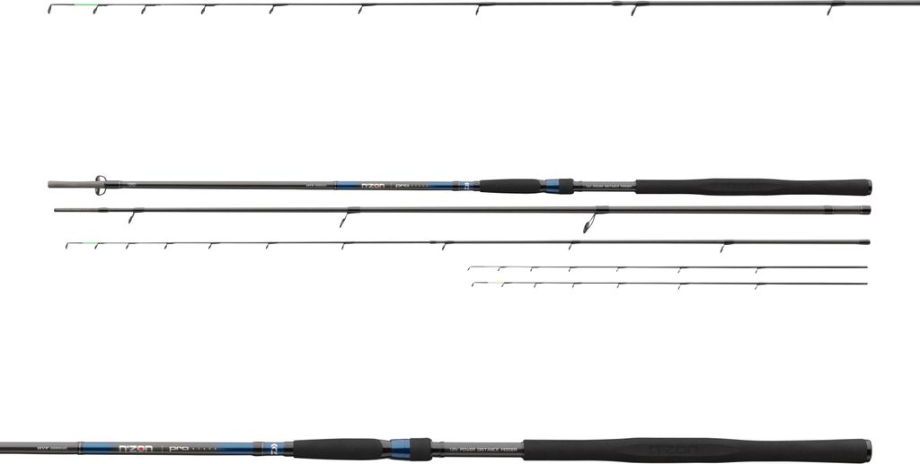 DAIWA NZon Pro Staff Feeder, 3,05m, 10007ft, 0-40g, 5 Teile, Feeder Angelrute, medium fast, 11174-300