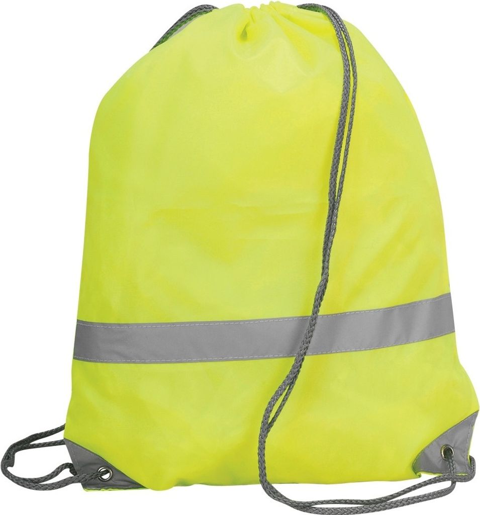 Shugon Stafford Hi-Vis Turnbeutel mit Kordel (13 Liter) (2 Stück/Packung) BC4377 (Einheitsgröße) (Hi Vis Gelb)