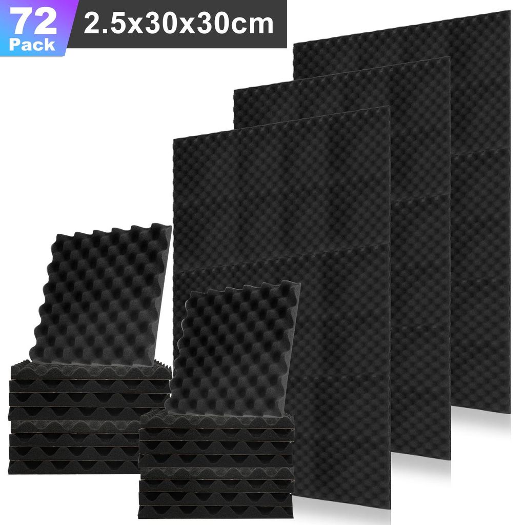 Eikuavons, 72 sztuki, panele akustyczne z pianki, maty Zdjęcie produktu 