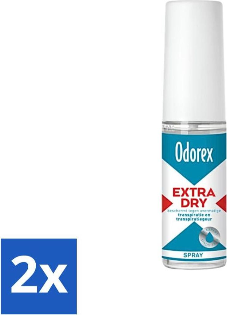 Odorex Extra Dry Pumpspray 30 ml - Vorteilspack - 2 Stücke