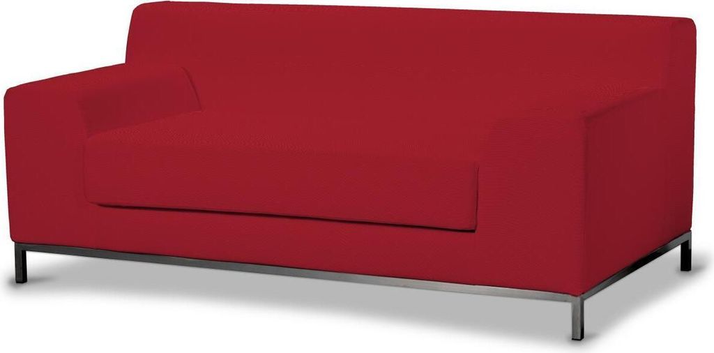 Dekoria Bezug für Kramfors 2-Sitzer Sofa, rot, Sofahusse, Kramfors 2-Sitzer