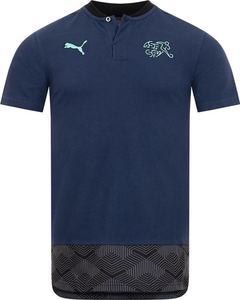 S|Schweiz PUMA Casuals Herren Polo-Shirt 757290-07
