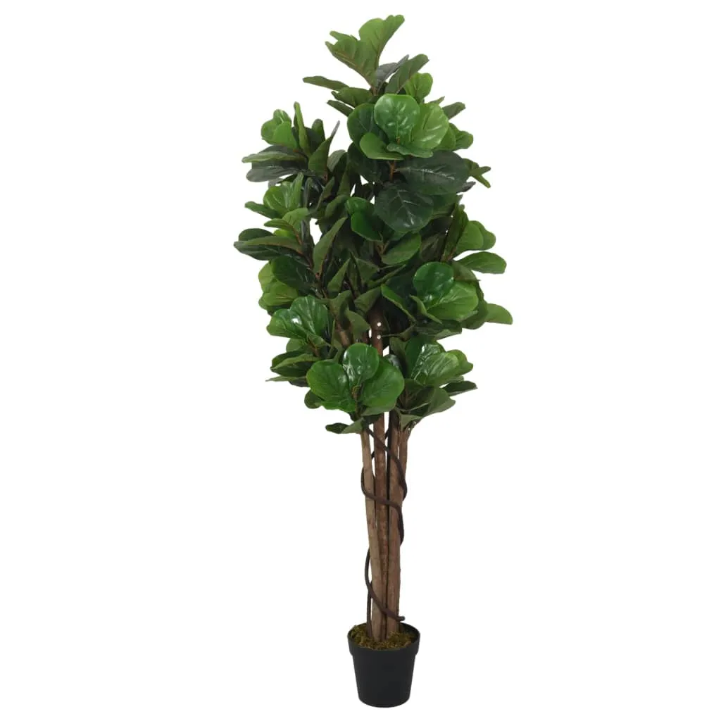 VidaXL Fico Artificiale 150cm con 180 Foglie - Pianta Finta Realistica