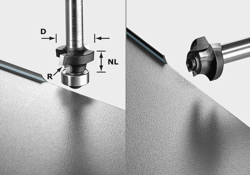 Fresa per arrotondare Festool S8 HW R2 D20-KL OFK