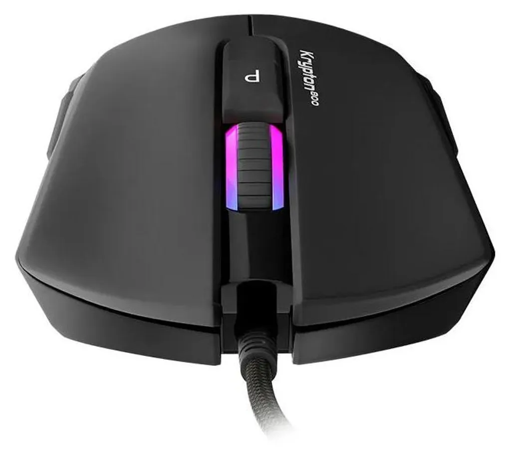 Souris pour le jeu vidéo GENESIS Krypton 800 ambidextre noire 8000fps - 4