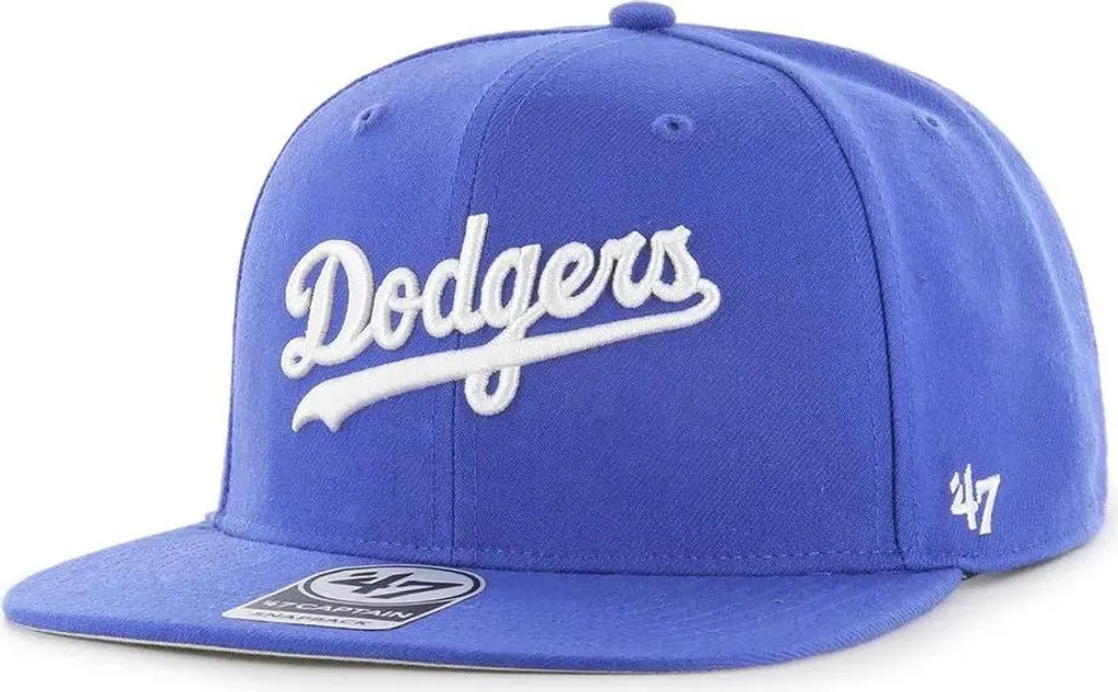 Casquette 47 Brand MLB Los Angeles Dodgers No Shot Script Captain Bleue