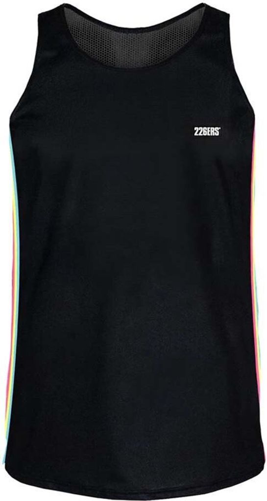 226ers Side Slim Flag ärmelloses T-shirt Schwarz XL Mann Schwarz XL