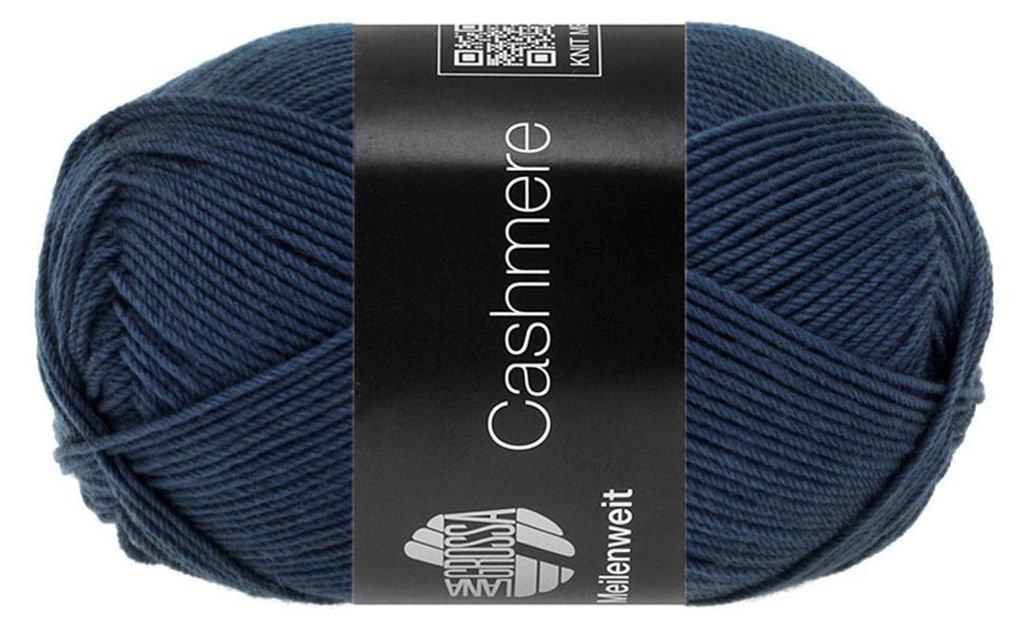 Lana Grossa - Meilenweit 4-fach 50g Cashmere 0009 nachtblau Produktbild 