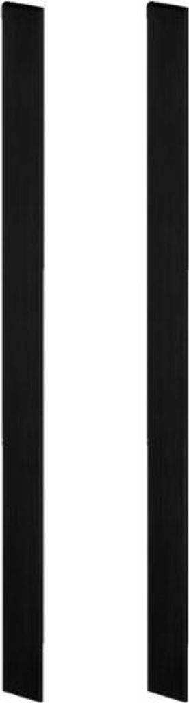 Griffwerk LUCIA GST -Graphitschwarz Griffleisten-Paar -Sensat. -für Glas -Länge: 430mm