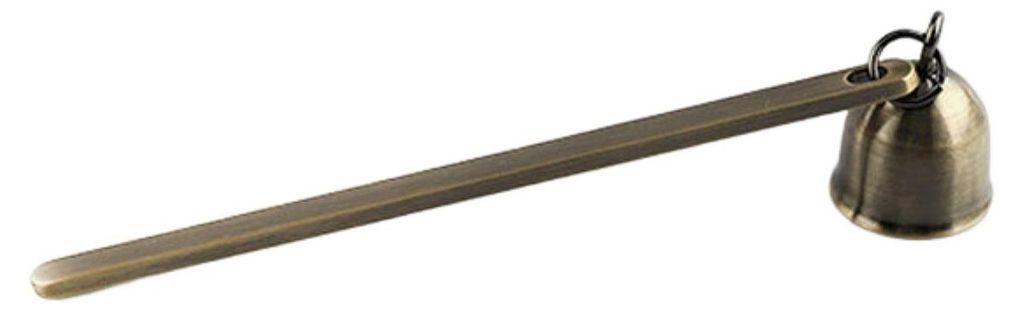 Kerzenlöscher mit Glockenform und langem Griff aus poliertem Edelstahl, Teelicht-Dochtlöscher, Kerzenstopper, Kerzenzubehör