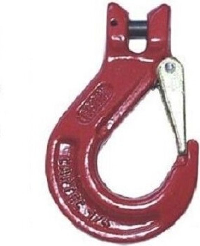 Schlupfhaken mit Falle, Gabelkopfhaken mit Sicherung 10mm