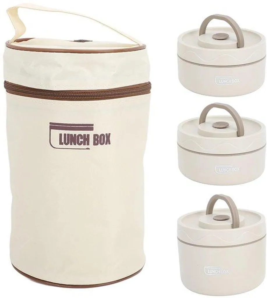 Récipient alimentaire thermique portable 1200ml Inox 304 verrouillable