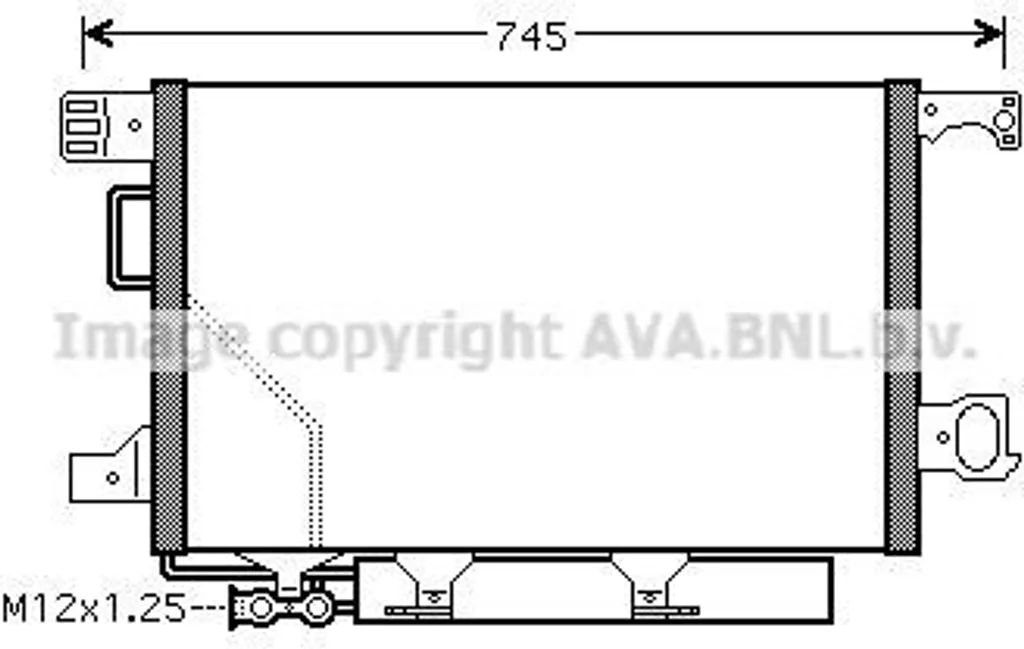 Stop aux Fuites de Gaz Clim : Condenseur MS5360D pour Mercedes 2035000854