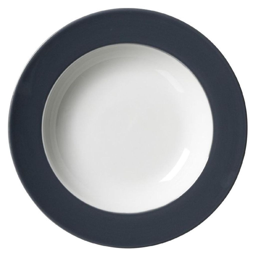 Suppenteller Doppio schwarz