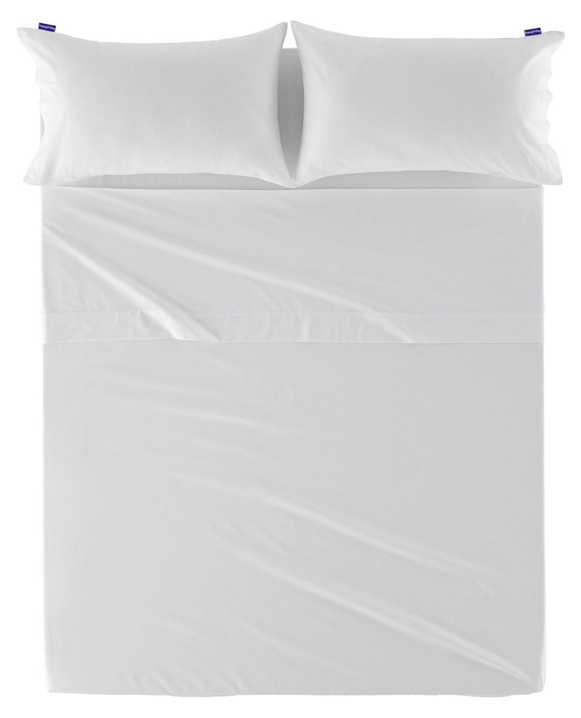 Basic perkal Oberlaken Weiss 160x270 cm (Standardgrösse) 100% Baumwolle Hergestellt in Europa