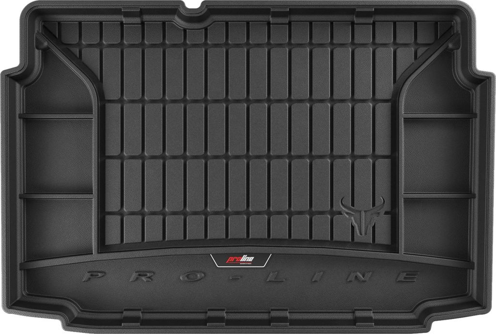 FROGUM Gummi Kofferraummatte Kofferraumwanne für Volkswagen Polo IV 2001-2009