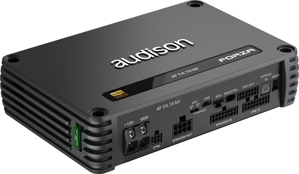 Audison Forza AF C4.10 bit | 4 Kanal Verstärker mit 10 Kanal DSP - 600W