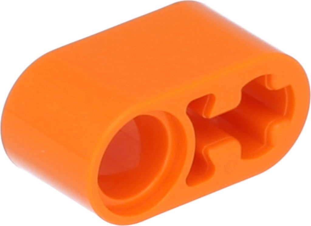 LEGO Technic: 50 Hebelarme 1x2, Pin- und Achsloch, Orange