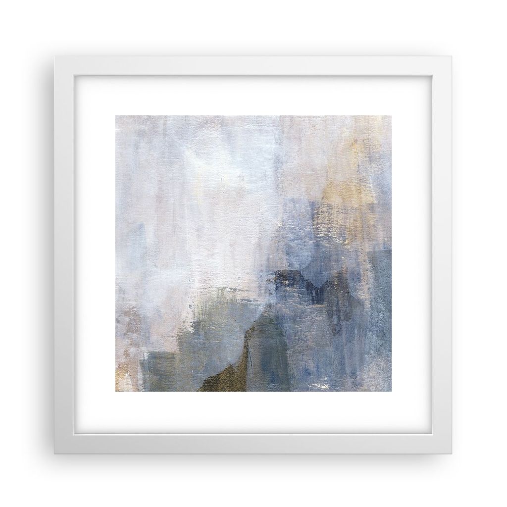 Gerahmtes Poster - Weißer Rahmen - Leicht modern informell - 30x30 cm - Wand Bild - Wanddeko - Wandbilder - Kunstposter - Wandposter - Bilderrahme...