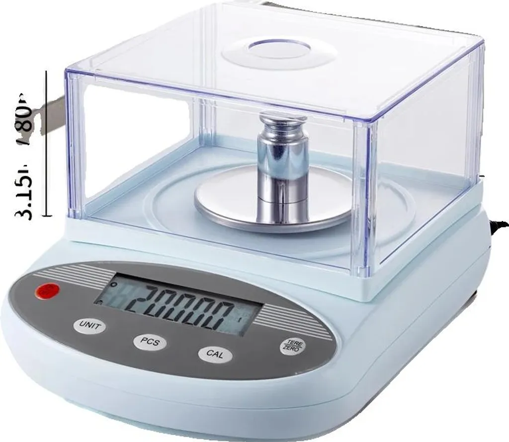 Balance analytique 0001g avec écran tactile et pesage haute stabilité