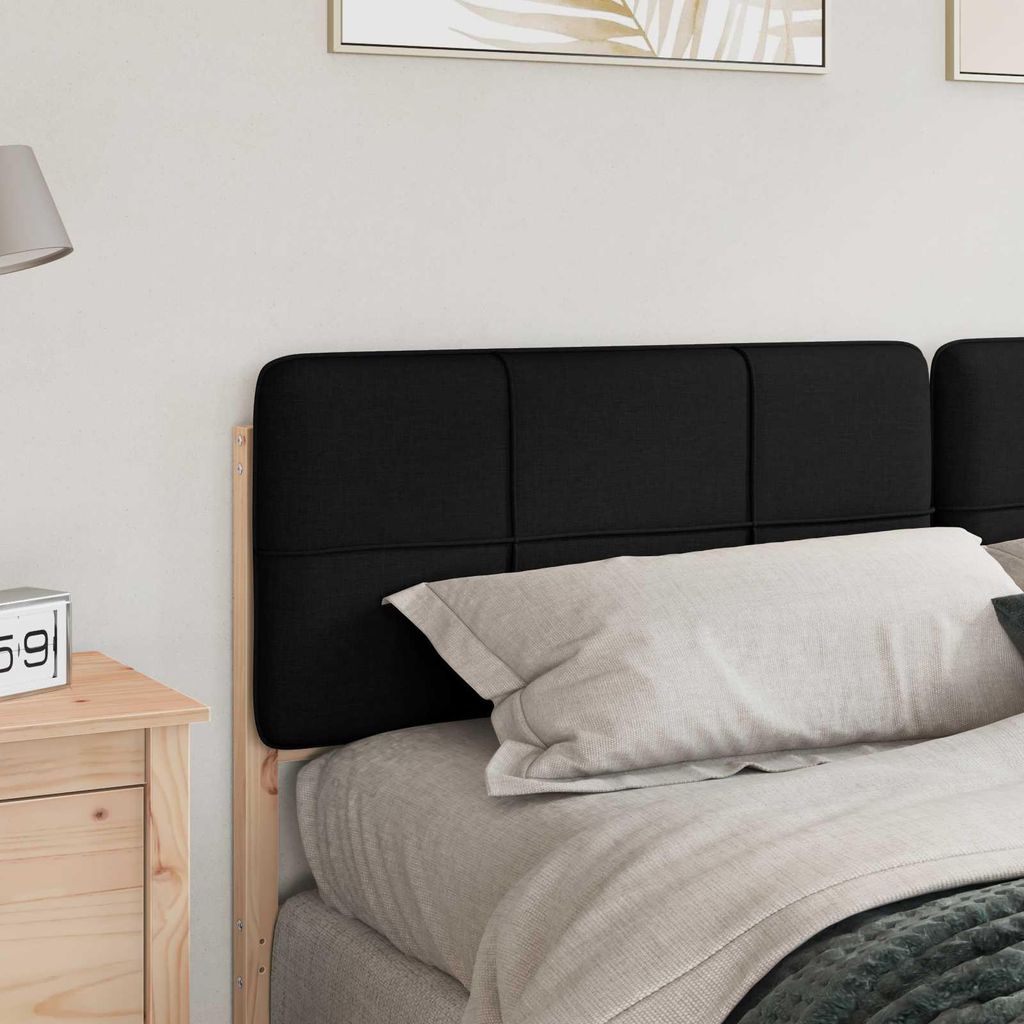 Eleganter Möbel Gepolstertes Kopfteil mit Kopfteil Braun und Schwarz 180cm - CJG529381 - Kopfteile