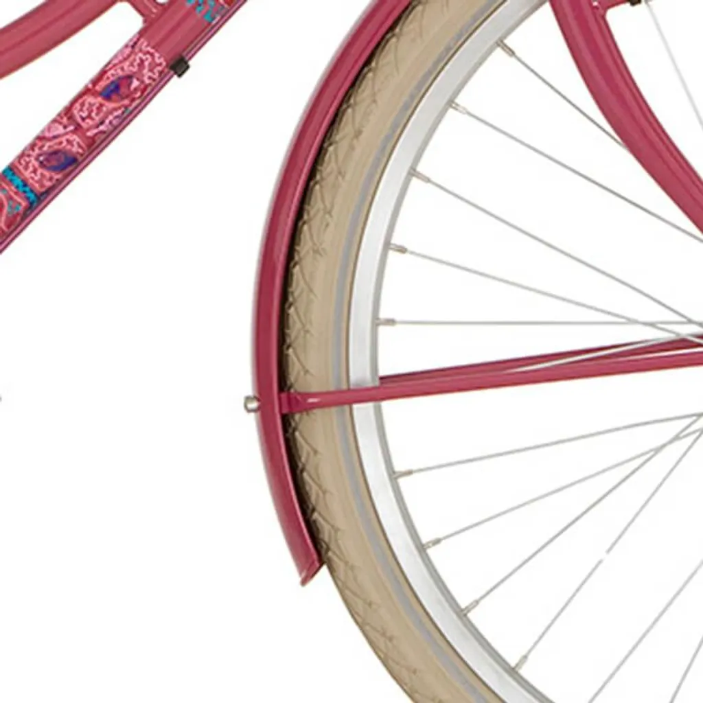 Stop aux Éclaboussures : Garde-boue Alpina 26 Pouces Rose Vintage Tingle