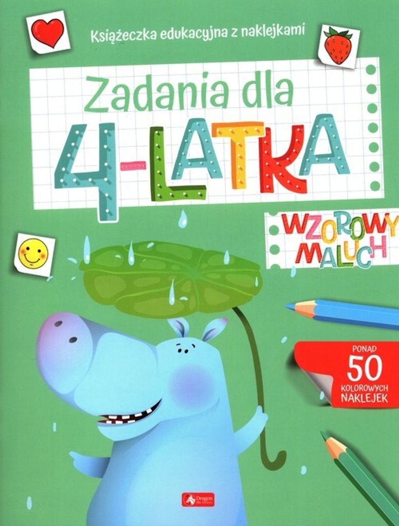 Wzorowy Maluch - Zeszyt edukacyjny dla 4-latka