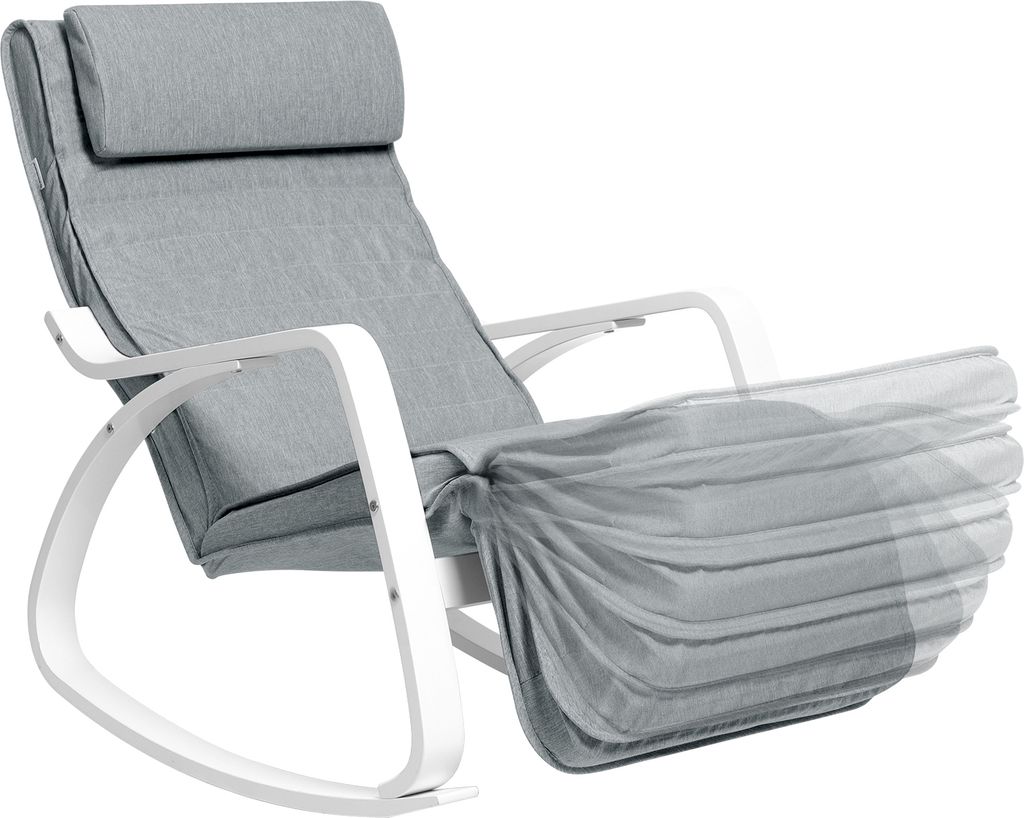 SONGMICS Relaxsessel Relaxstuhl, ußstütze verstellbar, bis Produktbild 7