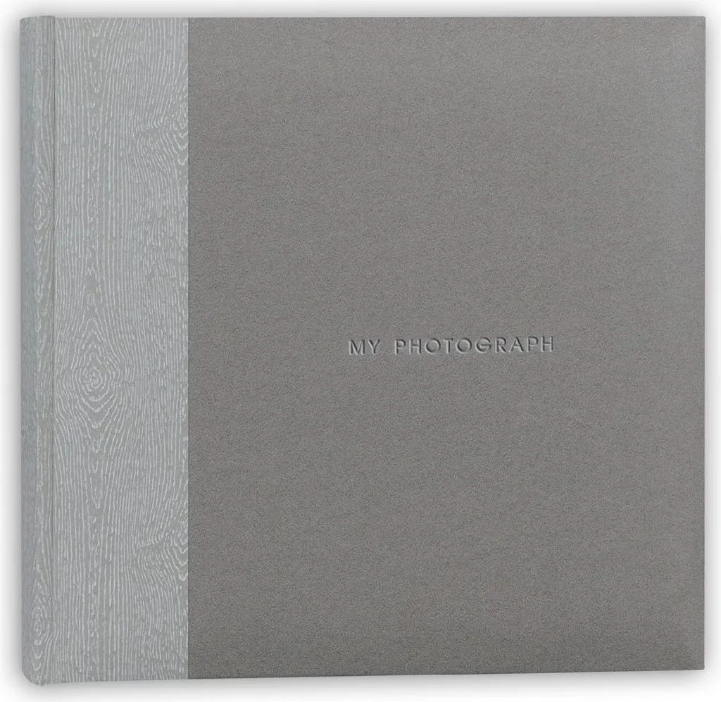 Album Photo Grande Capacité ZEP Gris 32x32 cm : Protégez vos Souvenirs