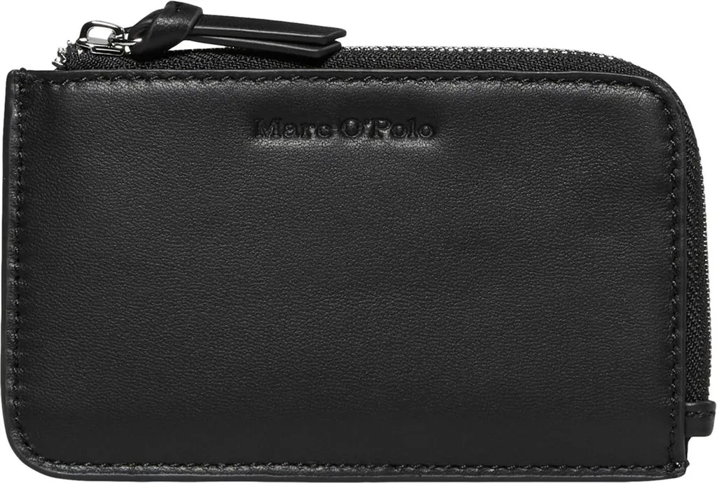 Marc O'Polo Florica Zip Wallet S - Portacarte Pelle con RFID Nero