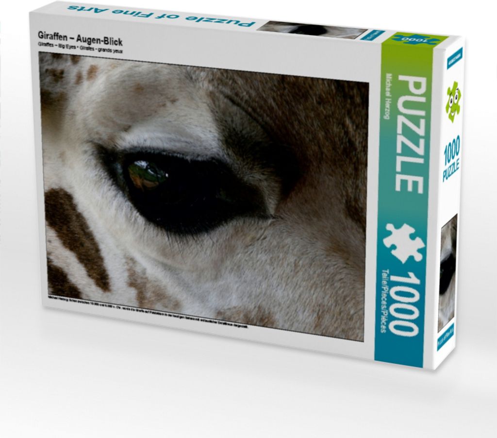 Calvendo Giraffen – Augen-Blick 1000 Teile Puzzle quer 640x480mm, Herzog Michael; 7352934
