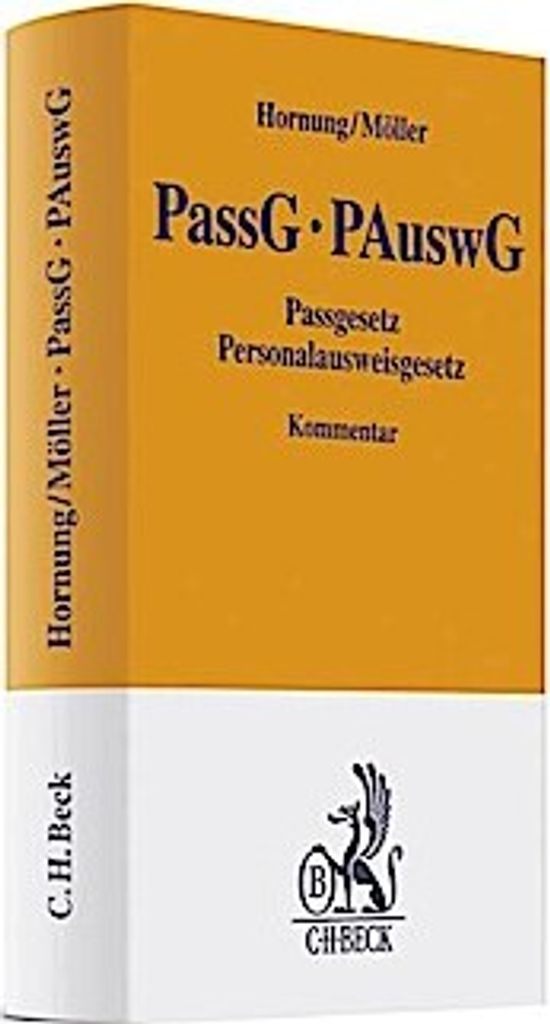 PassG, PAuswG, Passgesetz, Personalausweisgesetz, Kommentar