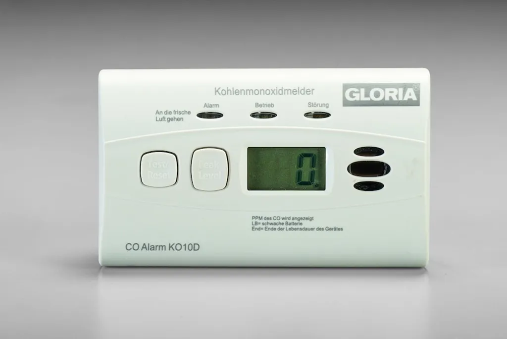 Prévenir l'intoxication au CO avec le détecteur GLORIA K010D écran digital