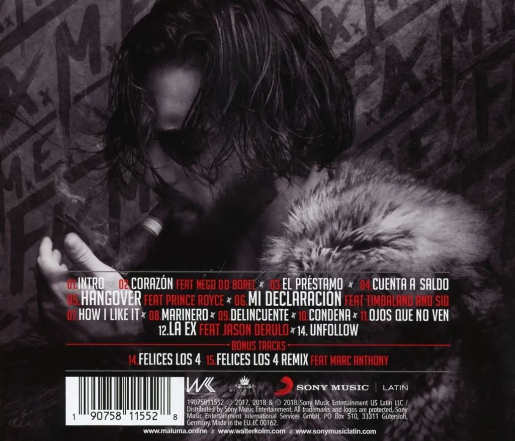CD Maluma F.A.M.E. Édition Originale - Fini les Coupures de Streaming - 2