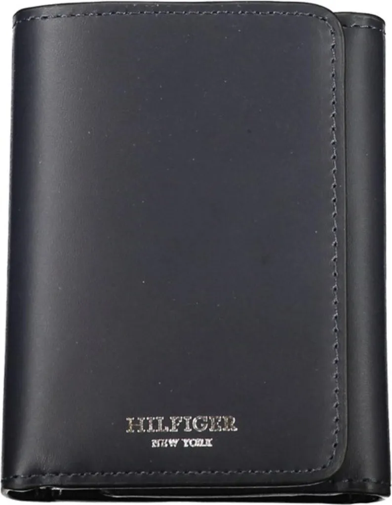 Portefeuille vertical en cuir véritable TH Prep Classic Tommy Hilfiger